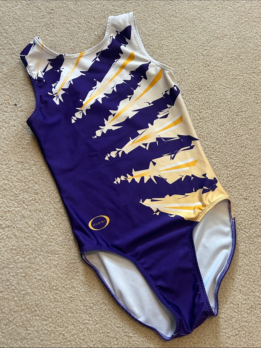 Ozone Girls’ Tank Leo, Purple Tie Due, size CL